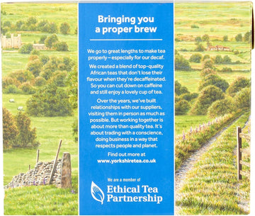 Yorkshire Tea Decaf, 80 Count - Caffeine-Free Black Tea Bags for a Relaxing Brew