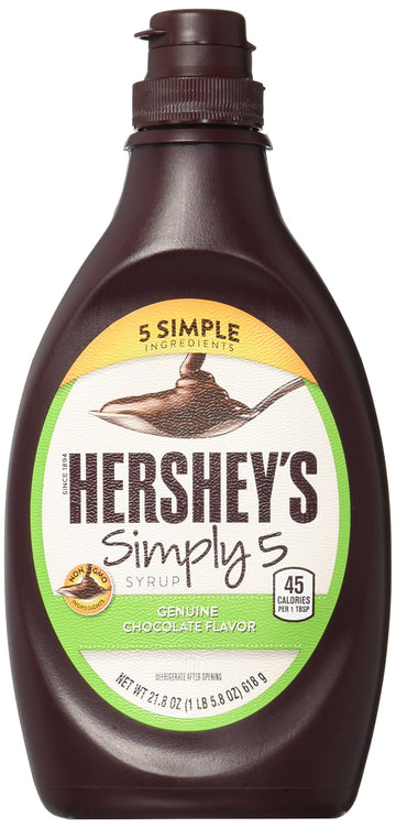 Hershey Chocolate Syrup - Simply 5 - Case Of 12 - 218 Oz(D0102H5Ni86)