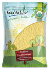 Food to Live Organic Corn Flour, 9 Pounds Non-GMO, Whole Grain, Finely Ground Meal, Vegan, Kosher, Bulk Yellow Milled Maize. Gre