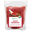Healthworks Organic Dried Goji Berries, 16Oz - 1Lb, 1 Pack, Vegan And Non-Gmo Certified Organic Raw Sun-Dried Goji Berries