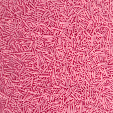 Sentovac Edible Pink Jimmies Sprinkles For Cake Decorating Baking | Cupcake Cookie And Ice Cream Toppers Cake Decorations| Celeb
