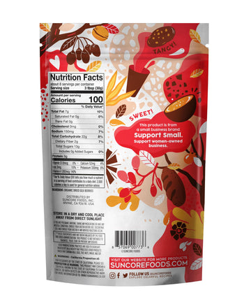 Suncore Foods Organic Dried Goji Berries, Gluten-Free, Non-Gmo, 8Oz (1 Pack)