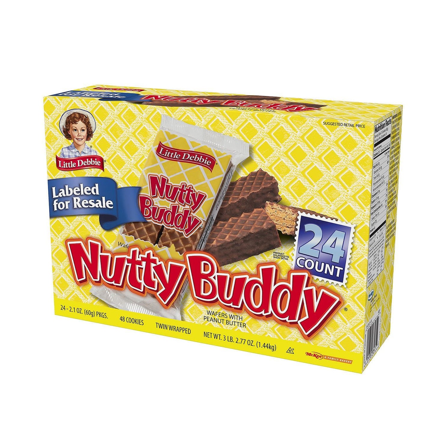 Little Debbie Nutty Buddy Bars (24 Twin Pks.)