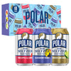POLAR Seltzer Water Newbies Variety Pack, 12 fl oz cans, 18 pack, Model 10161315
