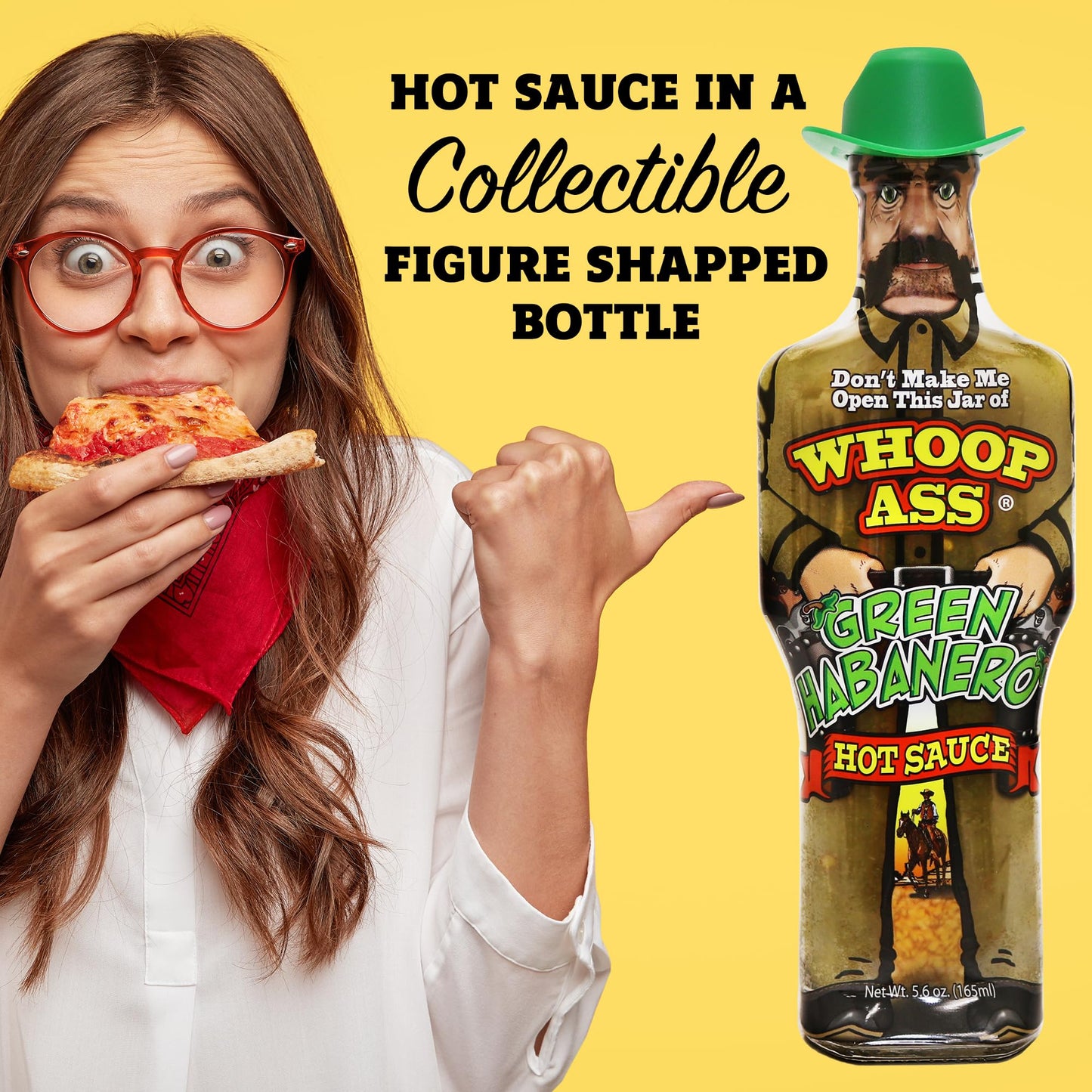 WHOOP ASS Habanero Hot Sauce - Premium Gourmet Gift - 5 oz