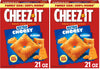 Cheez-It Cheese Crackers, Baked Snack Crackers, Lunch Snacks, Family Size, Extra Cheesy, 21oz Box (1 Box) (Pack of 2)
