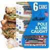 American Tuna Sushi-grade Wild Albacore Tuna, 6 oz Cans, Pack of 6, MSC Certified, Sustainably Caught