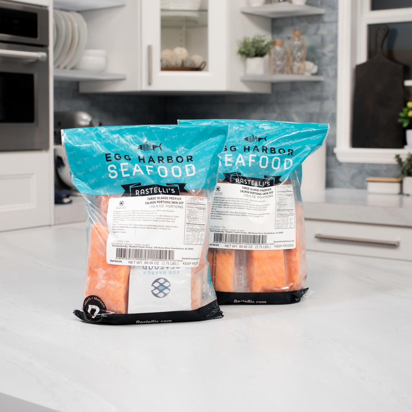 Rastelli'S Faroe Island Salmon (20 Ct) 6 Oz Portions, 7.5 Lbs. Total