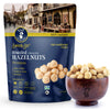 Aznut Roasted Unsalted Hazelnuts 2 Lb, Premium Quality 100% Natural Non-Gmo Project Certified, Kosher Certified, No Salt, No Oil, Gluten Free, Keto Diet Snacks, Resealable Bag 2 Lb