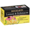 Bigelow Tea Lemon & Echinacea Plus Vitamin C Black Tea, Caffeinated Tea With Lemon And Echinacea, 18 Count Box (Pack Of 6), 108 Total Tea Bags