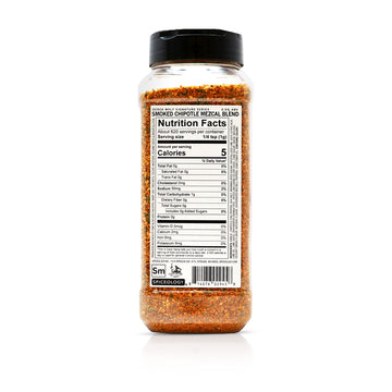 Spiceology Smoked Chipotle Mezcal BBQ Rub - Spirit-Infused Seasoning - 21.8 oz
