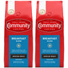 Community Coffee Breakfast Blend Ground Coffee, Medium Roast, 32 Ounce (Pack Of 2)
