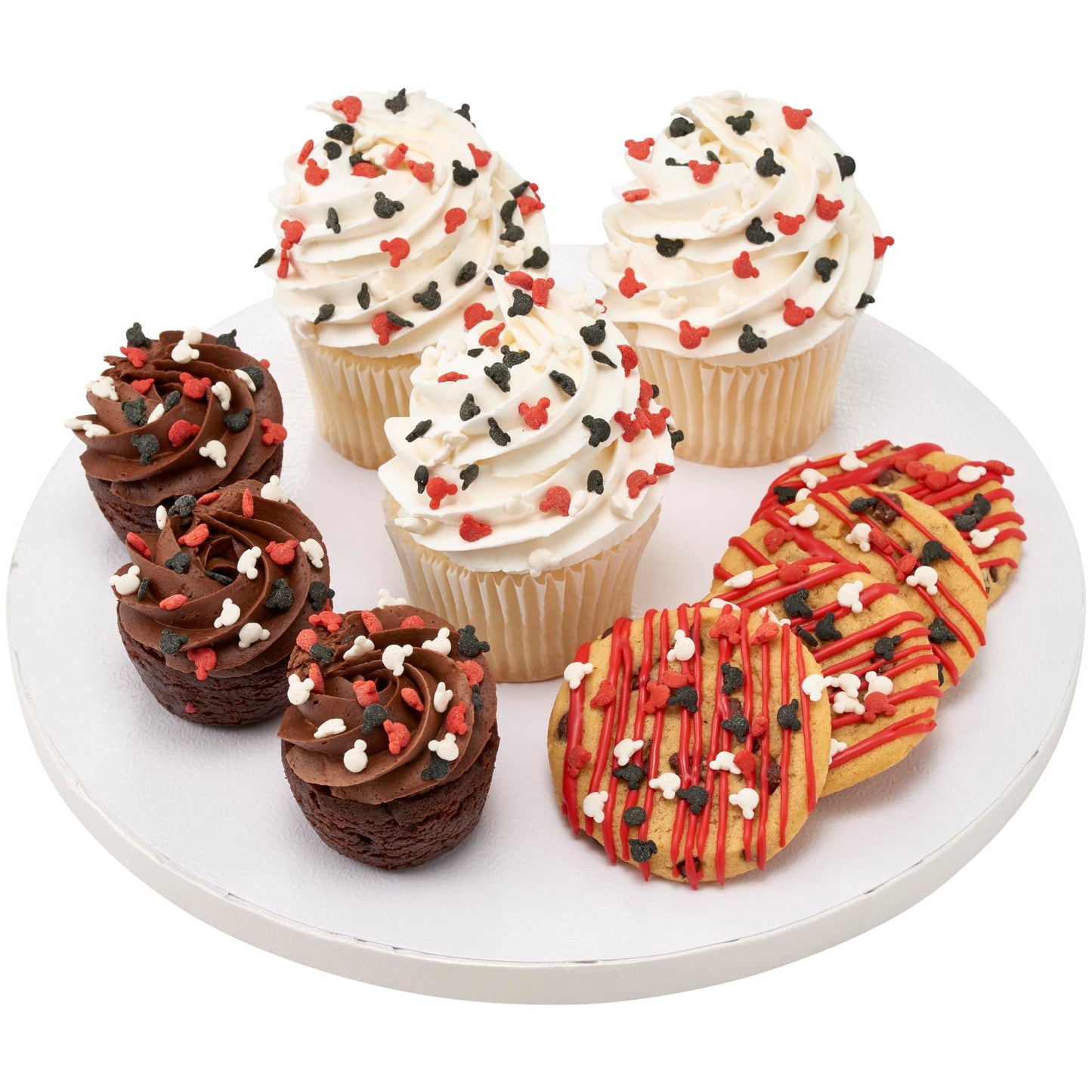 Decopac Mickey Mouse Quins, 18Oz, Fancy Sprinkles Shaped Like Mickey Mouse, Candy Sprinkles In Handheld Container, Edible Sprinkles For Celebration Cakes, Cupcakes, Cookies