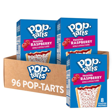 Pop-Tarts Toaster Pastries, Frosted Raspberry 13.5Oz (12 Count)
