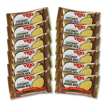 Vigo Authentic Coconut Ginger Rice, Imported Jasmine (Coconut Ginger, 8 Ounce (Pack of 1))
