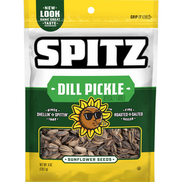 Spitz Sunflower Seeds, Dill Pickle, 6 Ounce (Pack of 9)