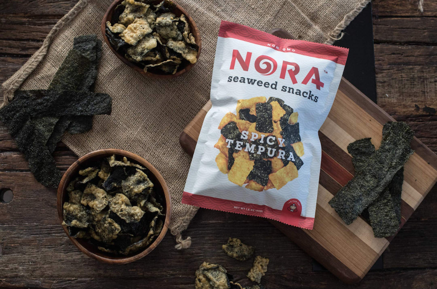 Nora Snacks Tempura Spicy 1.6 OZ