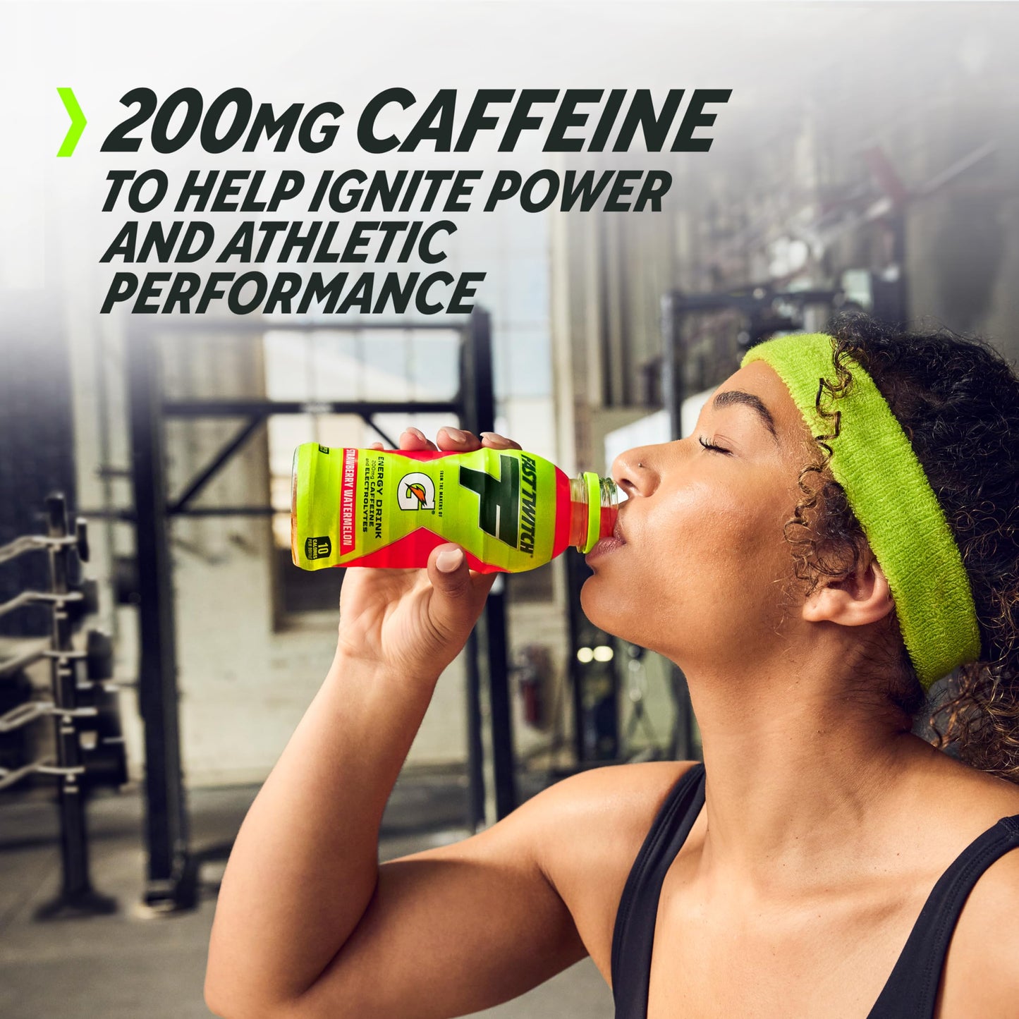 Fast Twitch Energy Drink by Gatorade, Glacier Freeze, 12 Fl Oz Bottles, 12 Pack, 200mg Caffeine, Zero Sugar, Electrolytes