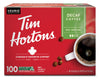 Tim Hortons Decaf, Medium Roast Coffee, Single-Serve K-Cup Pods Compatible With Keurig Malt-Inspired, 100Ct K-Cups