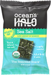 Oceans Halo Trayless Seaweed Snacks (Sea Salt) 1 case of 20 Units - No Plastic Tray
