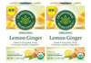 Traditional Medicinals Organic Lemon Ginger Tea, 16 Count (Pack Of 2) - Total 32 Tea Bags