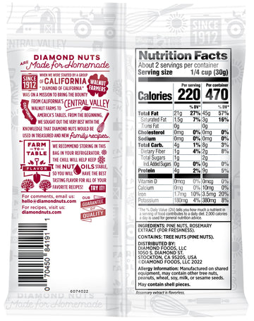 Diamond of California Pine Nuts, 2.25 oz