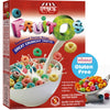 DOUzzle Gluten Free FruitOs Breakfast Cereal, Sweetened Cereal Rings (Pack of 1) Non Gebrokts Kosher for Passover Food Snacks -