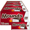 MOUNDS Coconut and Dark Chocolate King Size Candy Bars 3.5 oz (18 Count)