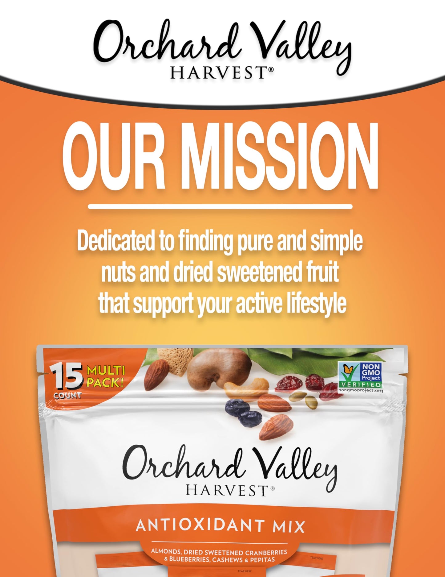 Orchard Valley Harvest Antioxidant Mix, 1 Oz, 15 Ct