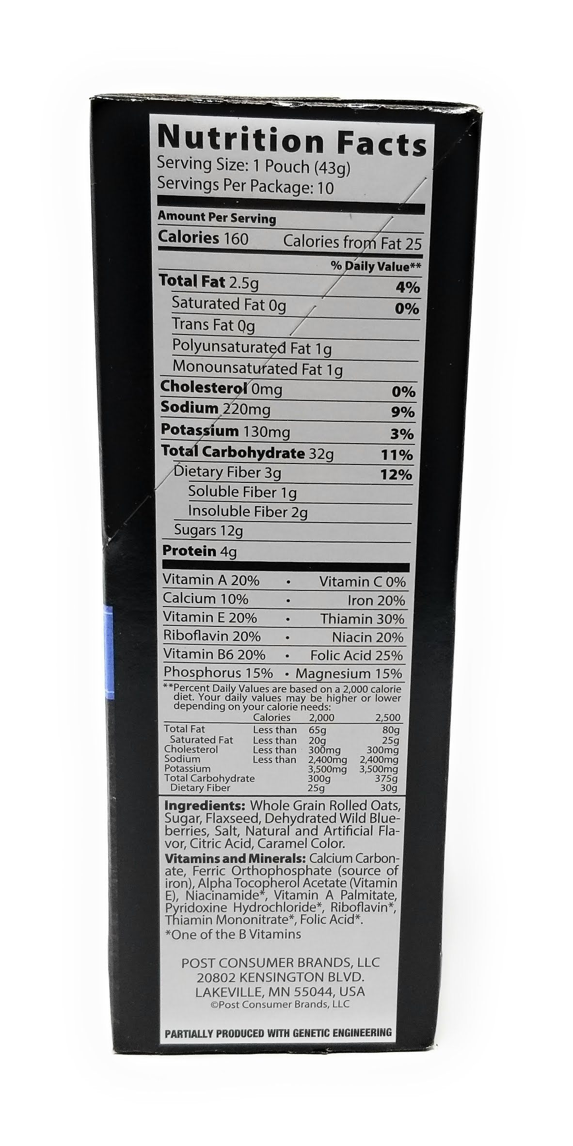 Better Oats, Blueberry Muffin Instant Oats, 15.1oz Box (Pack of 3)