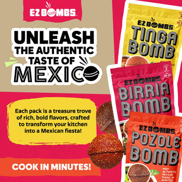 EZ s Variety Pack - Authentic Mexican Seasonings for Tacos & Pozole - 1.97 oz (Pack of 3)
