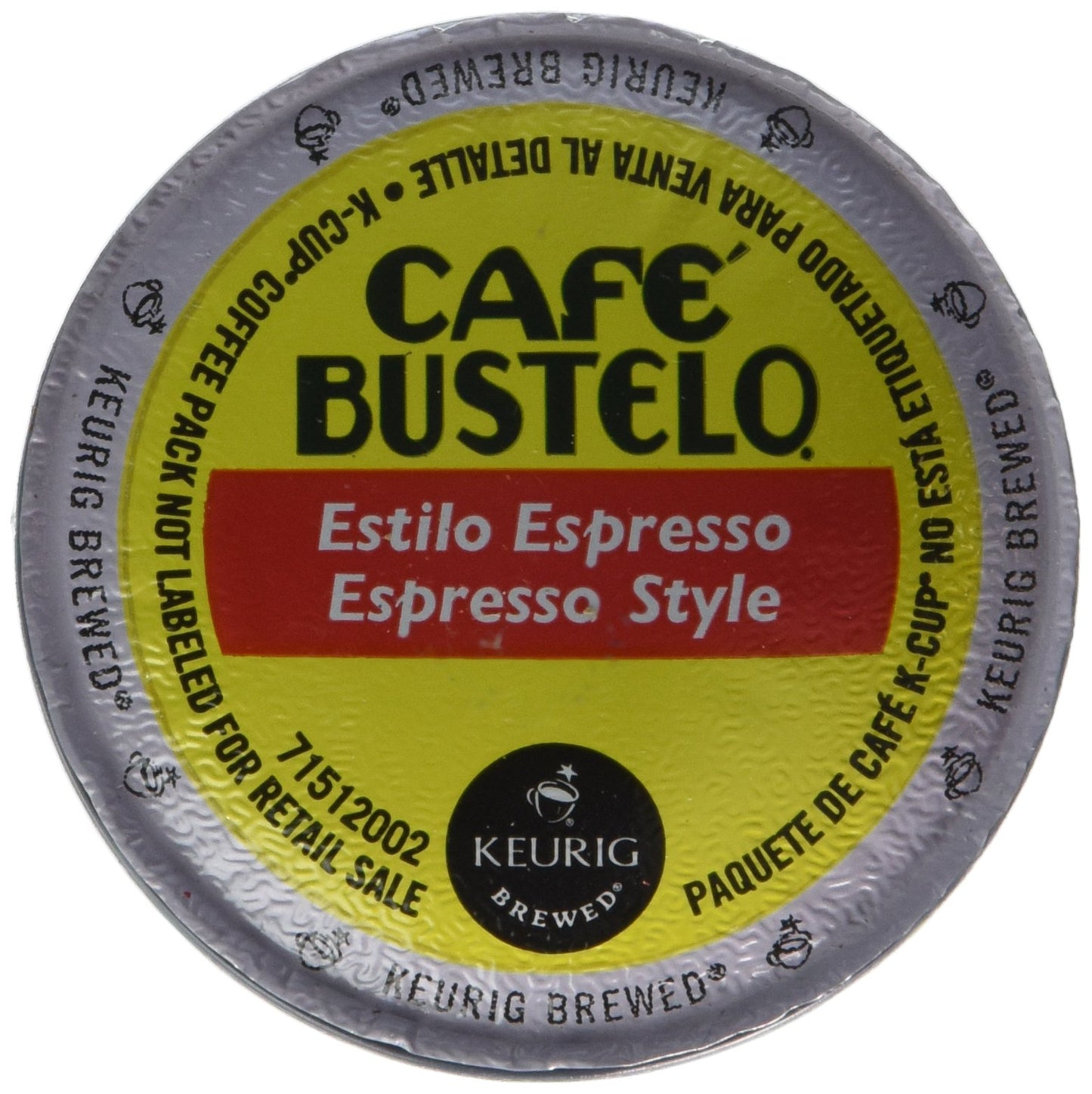 Keurig Cafe Bustelo Coffee Espresso K-Cups Cuban (18 Count)