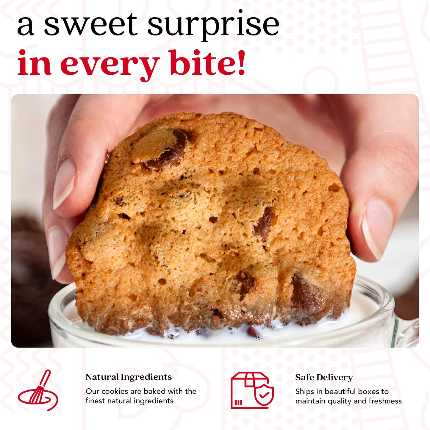 Davids Cookies Cookie Gift Basket - Deliciously Flavored Assorted Cookies in a Lovely Gift Basket - Gourmet Thin Crispy Cookies,