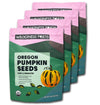 Wilderness Poets, Oregon Pumpkin Seeds (Pepitas) - Organic, Heirloom, Raw - No Shells, No Salt, Bulk Size - 5 Pound (Pack of 4)