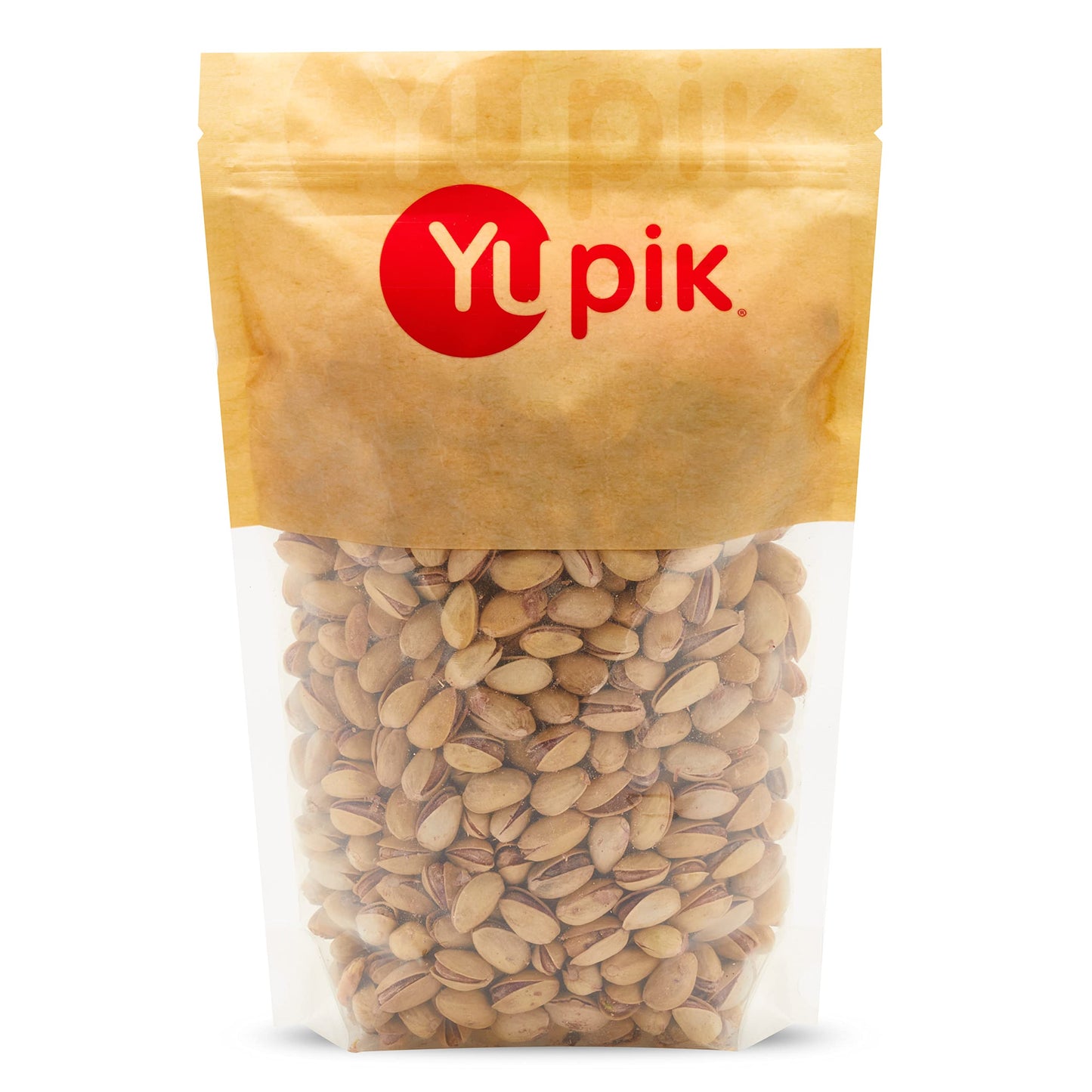 Yupik Dry Roasted Salted Pistachios, In Shell, 2.2 lb (35.2 oz), Gluten-Free, Kosher, Crunchy Nuts from California, Lightly Salt