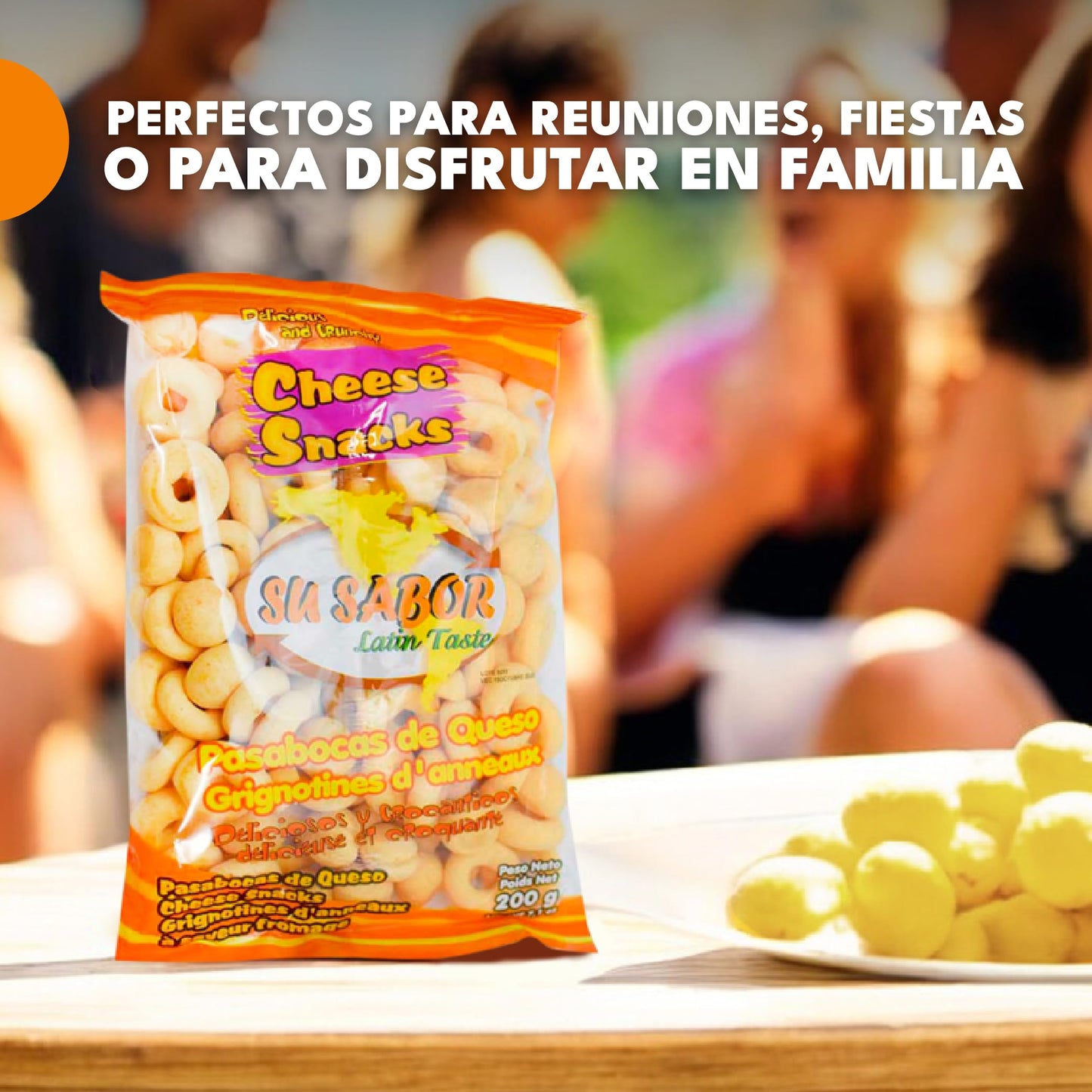 Su Sabor Cheese Snacks/Pasabocas de Queso Besitos y Rosquillas 7.1 ounces