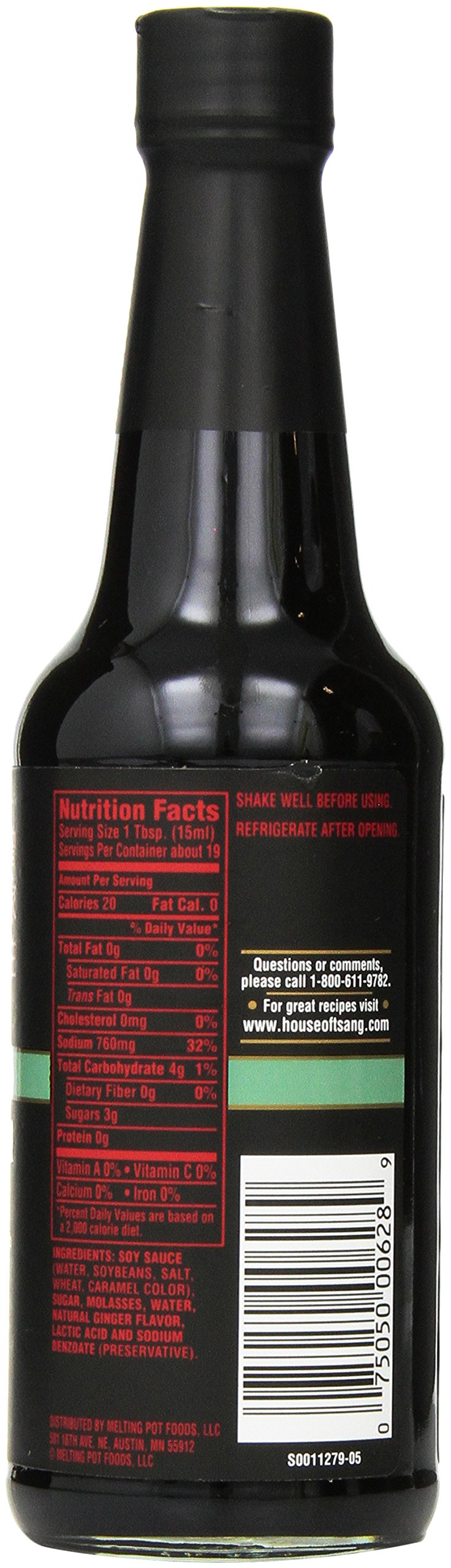 House of Tsang Sauce Ginger Soy, 9.85 Ounce