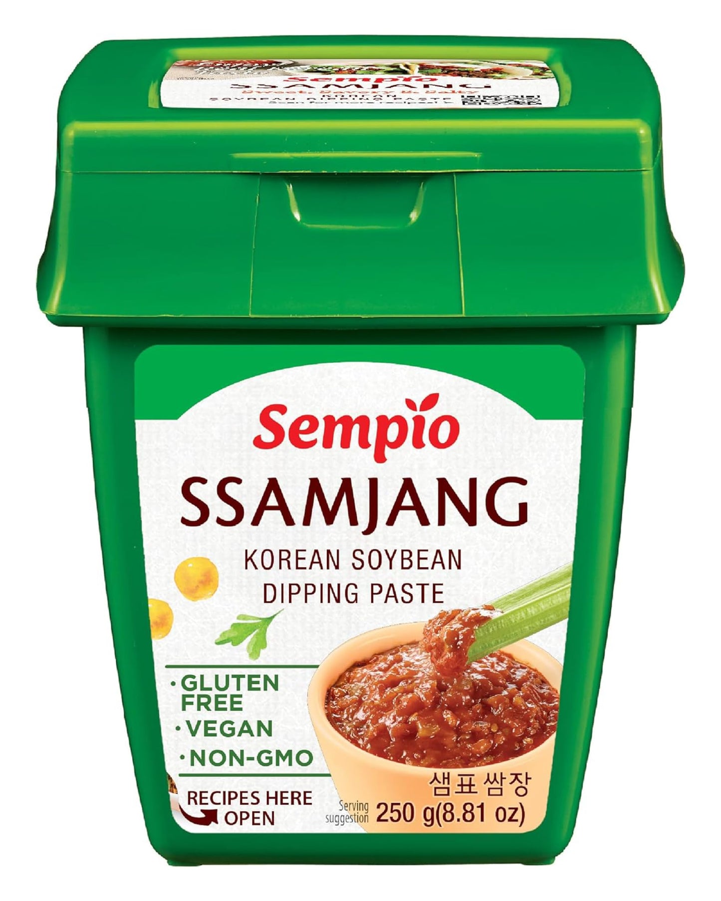 Sempio Ssamjang (8.8oz) - Umami-Rich Korean Soybean Dipping Paste. Sauce for Vegetables, Korean BBQ & More. Vegan, Non-GMO.