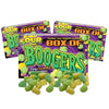 Needzo Sour Box Of Booger Gummies, Tangy Gummy Candy Boogers Movie Theater Box Shareable Candy, Gag Gift Prank Or Christmas Stocking Stuffers, Pack Of 3