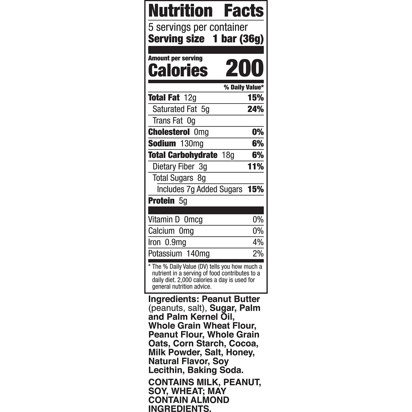 Nature Valley Wafer Bars, Peanut Butter Chocolate, 5 Bars per Box, 6.5 oz, Pack of 6, Crispy Wafer Texture, Peanut Butter Layers