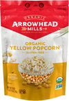 Arrowhead Mills Organic Yellow Popcorn, 28 oz Bag (Pack of 6)