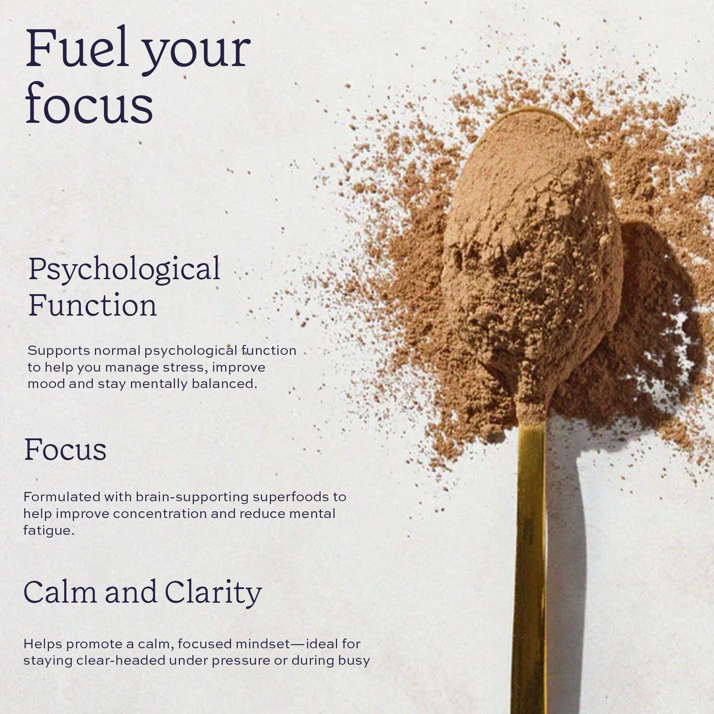 Aduna Organic Mind Superfood Blend | 100% Natural Stir-in Blend With 10+ Superfoods for Focus, Calm & Mental Clarity | Vegan Pow