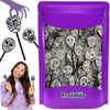 Fruidles Halloween Tattoo Lollipop, Skulls, Mummies, And Ghosts Suckers Candy, Great For Halloween Goody Bag Fillers, Individually Wrapped (1 Pound - Approx. 50 Suckers)