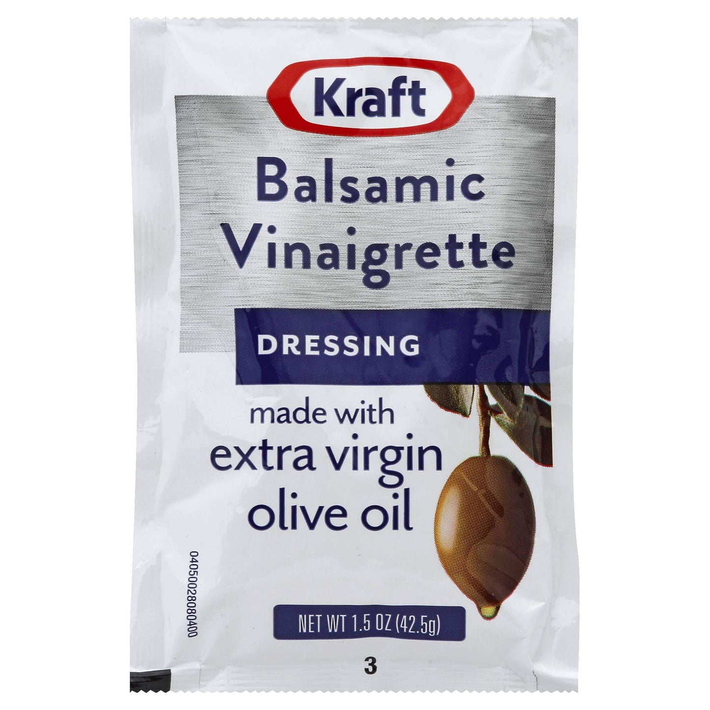 Kraft Balsamic Vinaigrette Salad Dressing Single Serve Packet (1.5 Oz Packets, Pack Of 60)