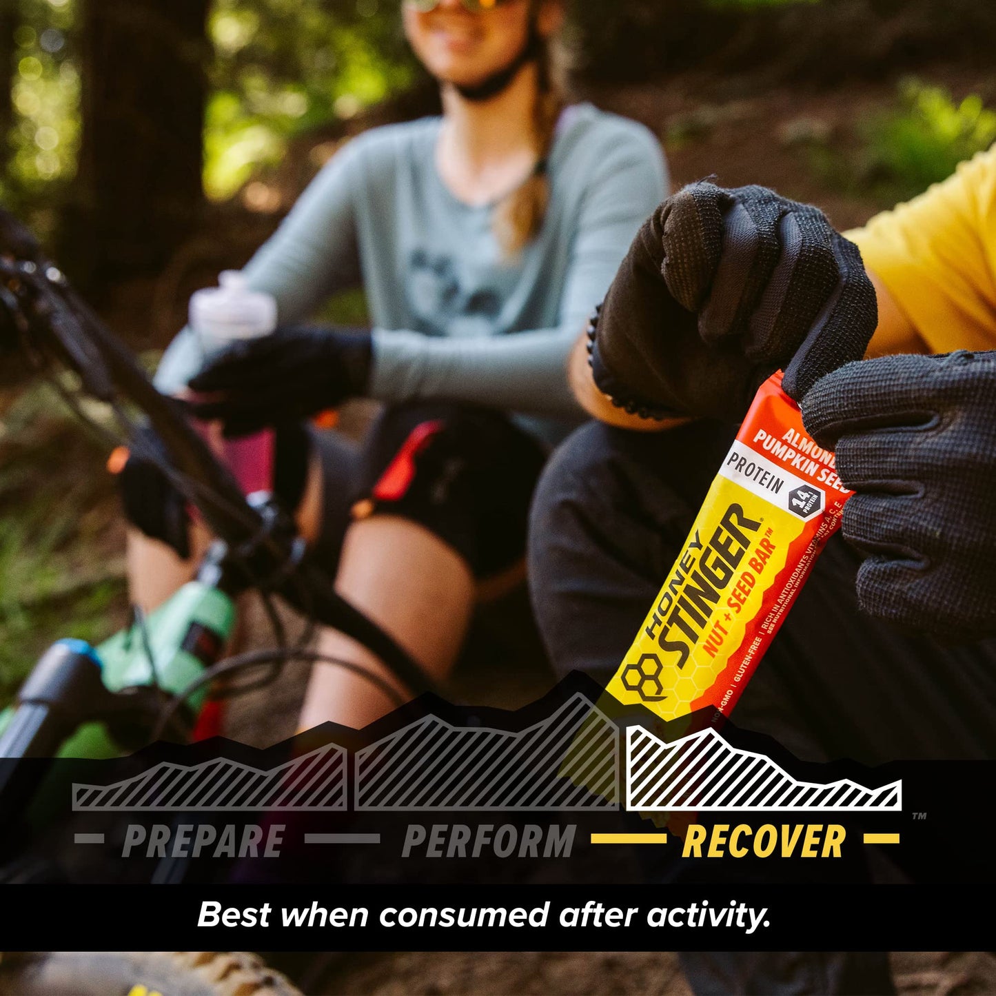 Honey Stinger Nut + Seed Bar | Almond Pumpkin Seed | Protein Packed Food for Exercise, Endurance, Performance and Recovery | Spo