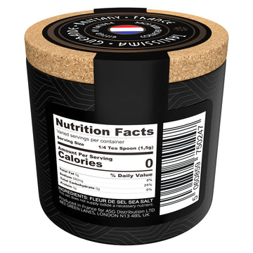 TABLISSIMA Fleur de Sel - Premium Flaky Sea Salt from Guerande, France - 3.5 Oz (100g) - Ideal for Cooking and Finishing Dishes