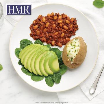 HMR Turkey Chili with Beans Entr  e | Pre-packaged Lunch or Dinner to Support Weight Loss | Ready to Eat | 20g of Protein | Low
