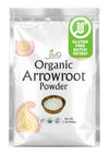 Jiva Organics Organic Arrowroot Flour (Powder) 2 Pound Bag - Raw, Non-Gmo, Gluten Free