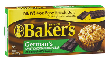Baker'S German'S Sweet Chocolate Baking Bar, 4 Ounce (Pack Of 12)