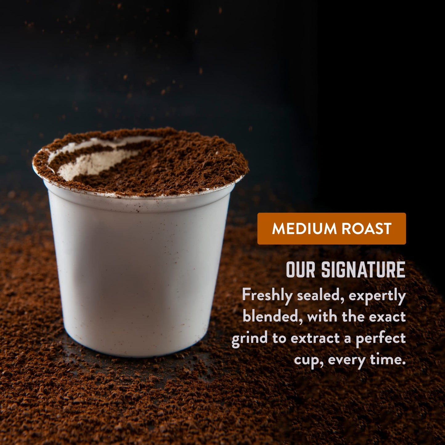 ROYAL CUP SIGNATURE Coffee compact pieces - 100% Colombian Medium Roast - 24 Count